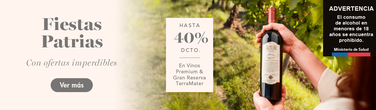 DCTO. Premium y Gran Reserva TerraMater